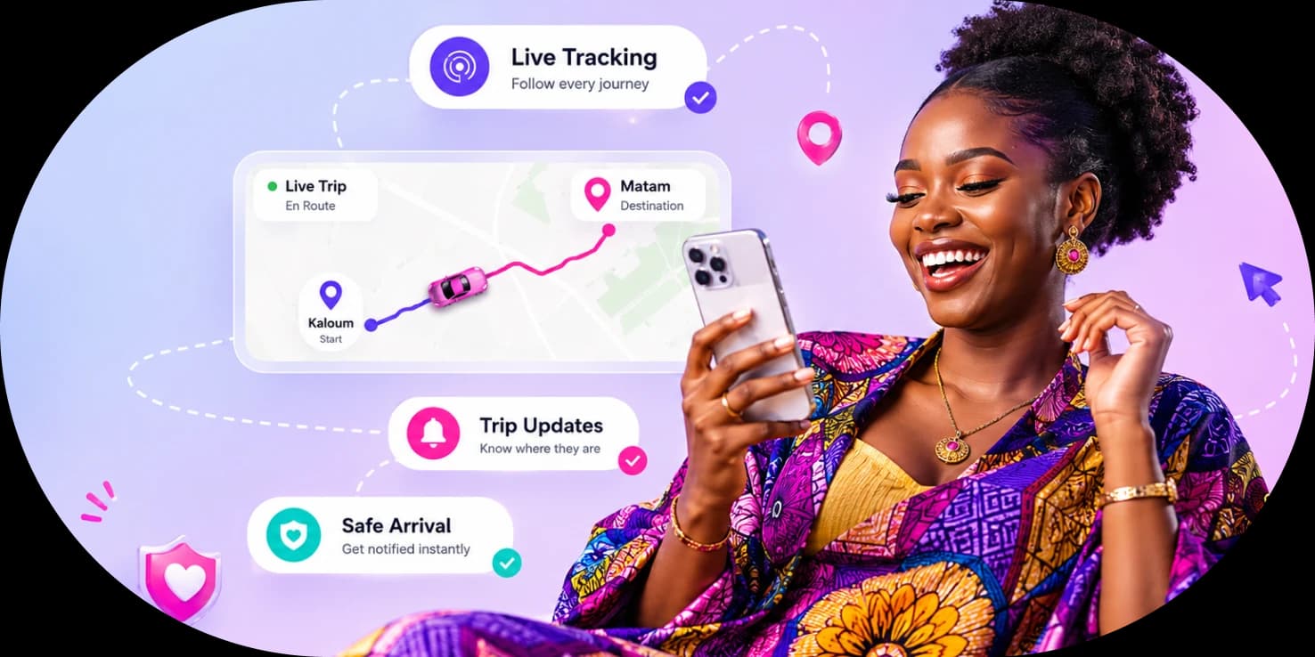 Live tracking from door to door